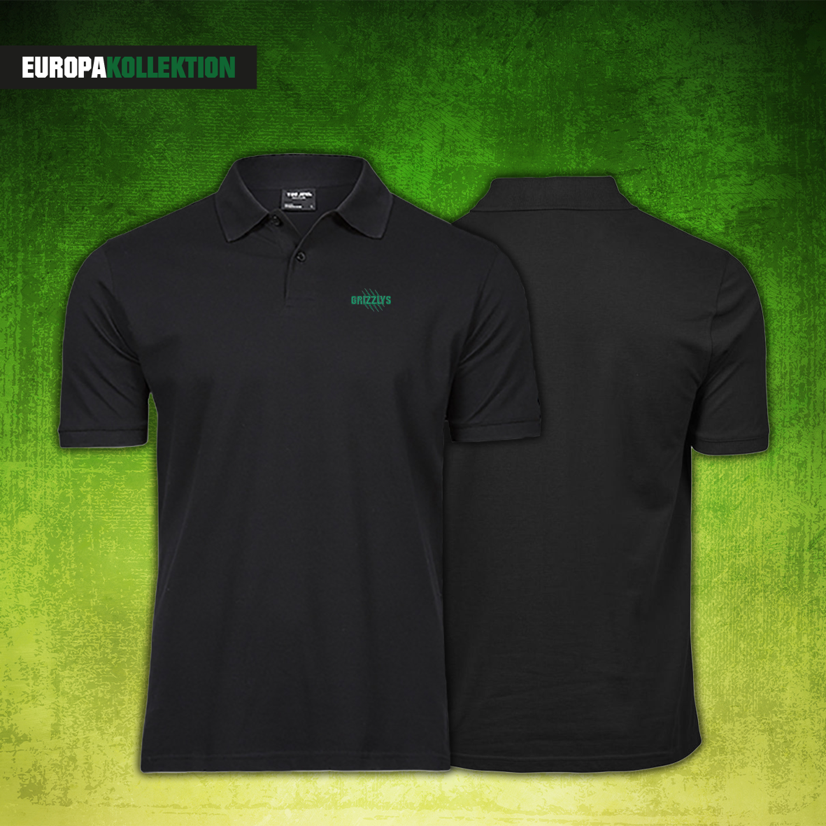 Besticktes Premium Polo-Shirt – Grizzlys Besticktes Premium Polo-Shirt – Grizzlys
