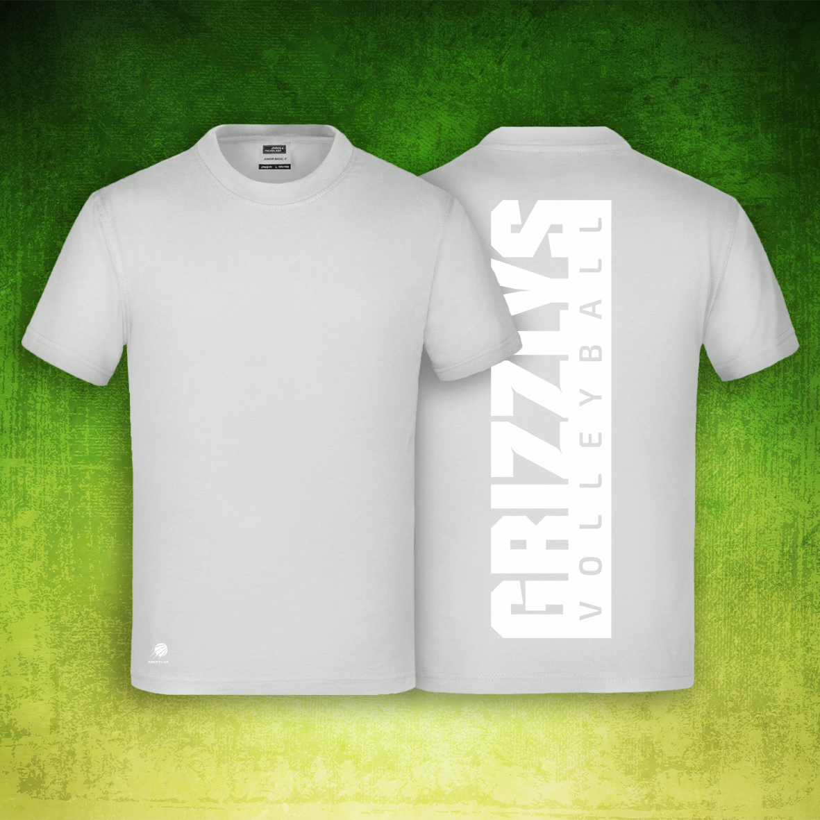 Kids Premium Shirt Pastell Hellgrau Grizzlys Volleyball